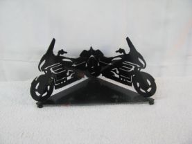 Motorcycle  Candle Reflector Metal Silhouette