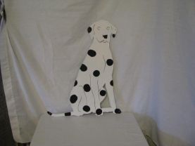 Dalmatian 4 Metal Dog Wall Art Silhouette Large