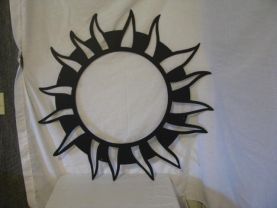 Sun Star Designs 066 Metal Yard Wall Art Silhouette
