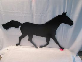 Horse 002 Metal Western Wall Art Silhouette