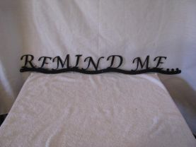 Baby Remind Me Metal Wall Art Silhouette