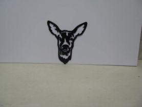 Deer 006 Wildlife Metal Art Silhouette