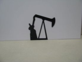 Energy 002  Metal Art Silhouette