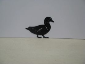 Duck 025 Wildlife Metal Art Silhouette