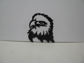 Eagle Head 001 Metal Wall Yard Art Silhouette