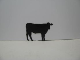 Cow 049 Western Metal Wall Yard Art Silhouette