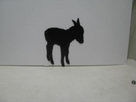 Donkey 024 Metal Wall Yard Art Silhouette