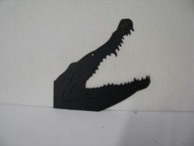 Alligator Head 175 Metal Wildlife Wall Yard Art Silhouette