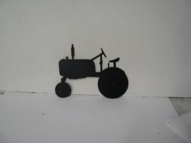 Tractor Farmall Cub Metal Wall Yard Art Silhouette