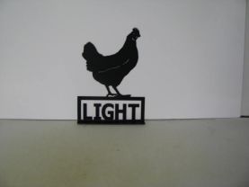 Hen 1 With Names Metal Wall Art Silhouette