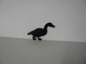 Duck 006 Wildlife Metal Wall Yard Art Silhouette