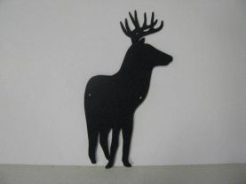 Whitetail Buck 154 Small Metal Art Silhouette