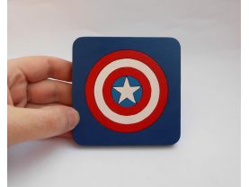 Handmade Caprtain America, Avengers coaster