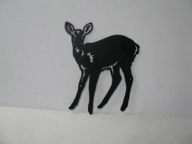 Deer 068 Large Standing Wildlife Metal Art Silhouette