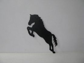 Horse 201 Large Jumping Farm Metal Art Silhouette