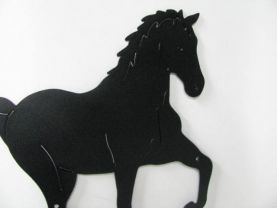 Horse 195 Large Walking Farm Metal Art Silhouette