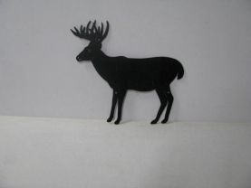 Buck 037 Large Standing Wildlife  Metal Art Silhouette