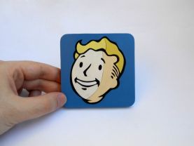 Handmade Vault Boy, Fallout coaster