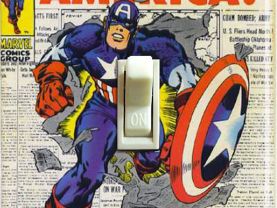 Vintage Captain America #109 1968 Switch Plate (Single)