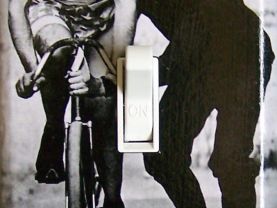 ELF BIKE Vintage Photograph Switch Plate (single)