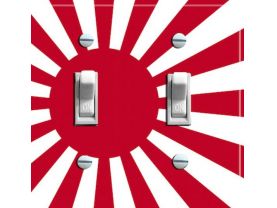 JAPAN FLAG Double Switch Plate