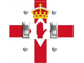 ULSTER BANNER  Double Switch Plate