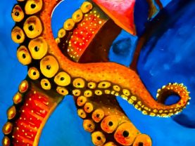 The Octopus Framed Art Print