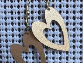 Paper Jeweler Heart Cutout Earrings