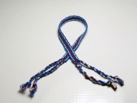 Brown and Blue Friendship Bracelet