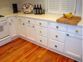 Sea Glass Cabinet Knobs, Drawer Pulls, Furniture Beach