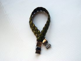 Threaded Bracelet Green and Brown