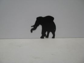 Elephant 003 Metal Art Silhouette