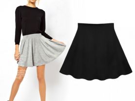 2014 new spring/autumn fashion brand women short skirt mini skirt pleated A line skirt girl school skirt