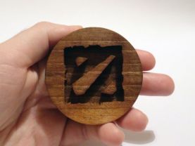 Handmade Dota 2 cookie stamp - including recipe and instructions