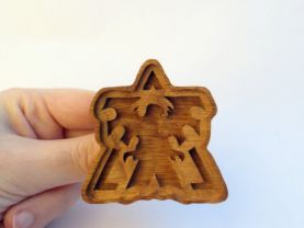 Handmade Starcraft 2 Terran cookie mold - including recipe and instructions