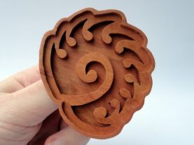 Handmade Zerg Starcraft 2 cookie mold - including recipe and instructions