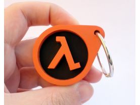 Handmade Half Life keychain