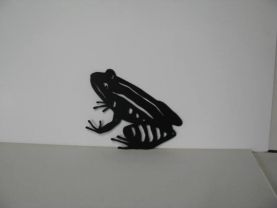 Frog 004 Metal Wall Yard Art Silhouette