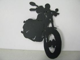 Motorcycle 005 Metal Art Silhouette