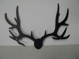 Deer Horns 296 Small Metal Art Silhouette