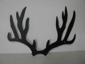 Deer Horns 298 Small Metal Art Silhouette