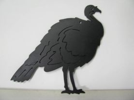 Turkey Standing Wildlife Metal Art Silhouette
