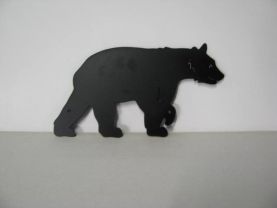 Bear Walking 442 Metal Art Silhouette