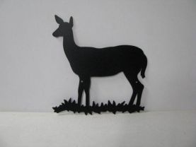 Deer Doe 003 Large Wildlife Metal Art Silhouette