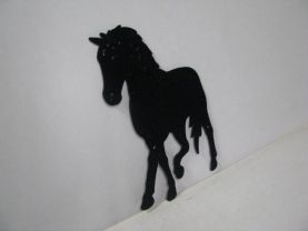 Horse 206 Large Walking Farm Metal Art Silhouette