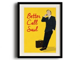 Better Call Saul, Saul Goodman minimalist poster, Better Call Saul digital art poster V2