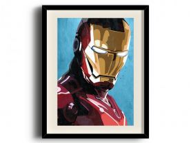 Iron Man, Tony Stark digital art poster (11 x 17 inch, A3)