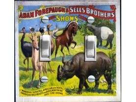 Vintage Circus Poster - Adam Forepaugh & Sell Bros.