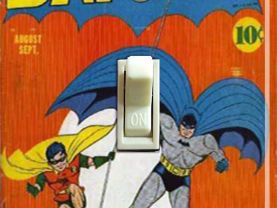 Vintage Batman #6 1941 Comic Switch Plate (Single)