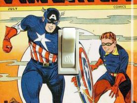 Captain America #57 Comic Switch Plate  (Single)